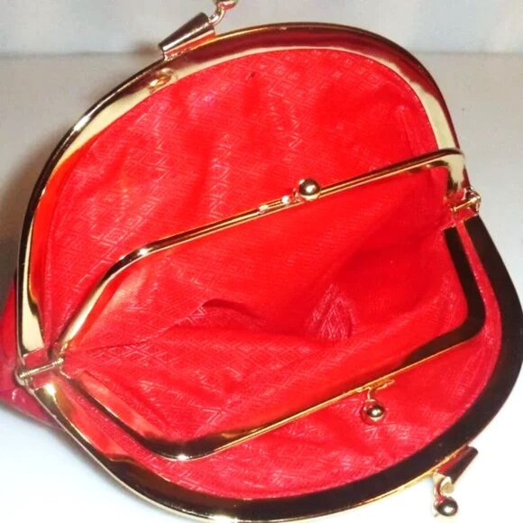 Vintage ELLSKIN PURSE & Coin Wallet Purse Vintage Clutch Purse Evening Bag - Picture 9 of 9